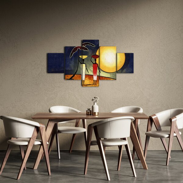 Obraz starověké malby (125x70 cm)