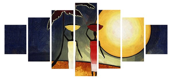 Obraz starověké malby (210x100 cm)
