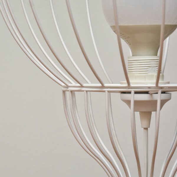Stojací lampa MERCURE 1xE27/15W/230V bílá