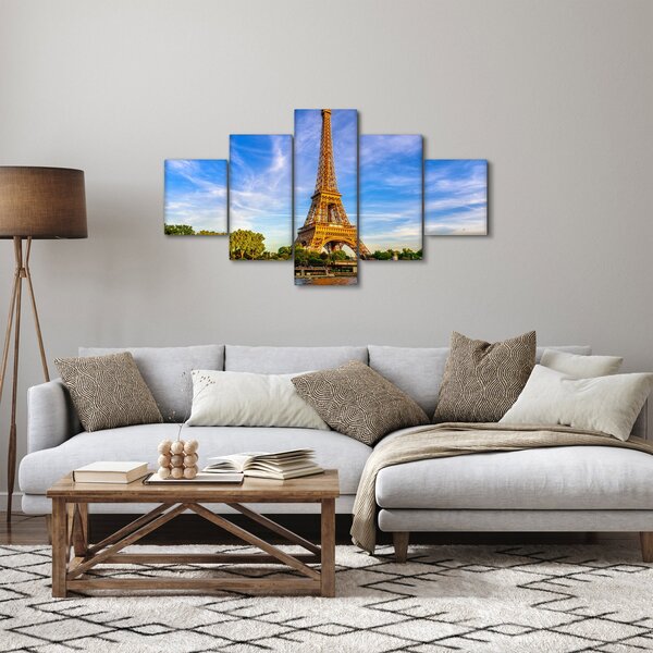 Obraz - Eiffelova věž (125x70 cm)