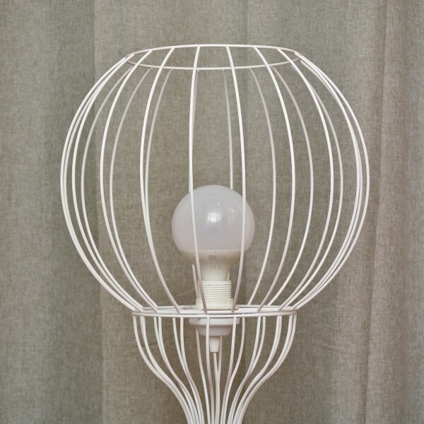 Stojací lampa MERCURE 1xE27/15W/230V bílá
