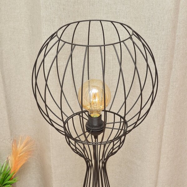 Stojací lampa MERCURE 1xE27/15W/230V černá