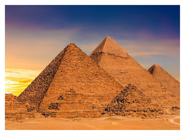 Obraz - Egyptské pyramidy (70x50 cm)