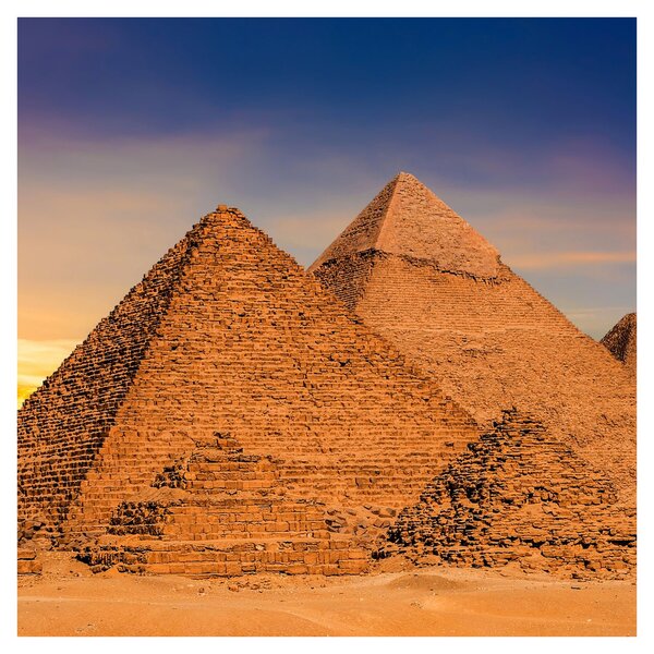 Obraz - Egyptské pyramidy (30x30 cm)