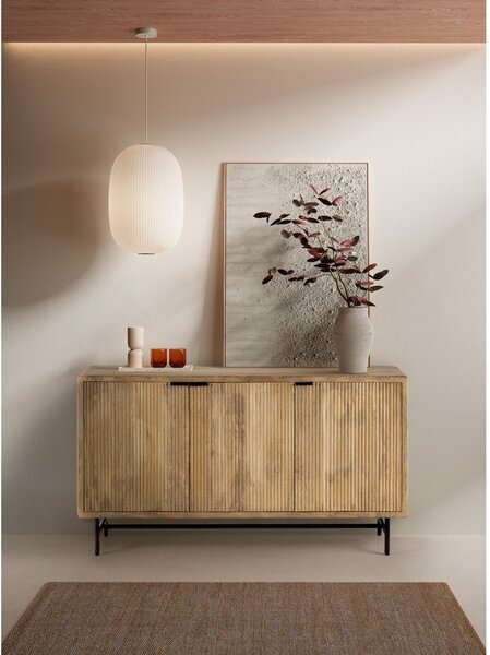 Komoda z mangového dřeva v přírodní barvě 150x85x40 cm Mundra – MOME