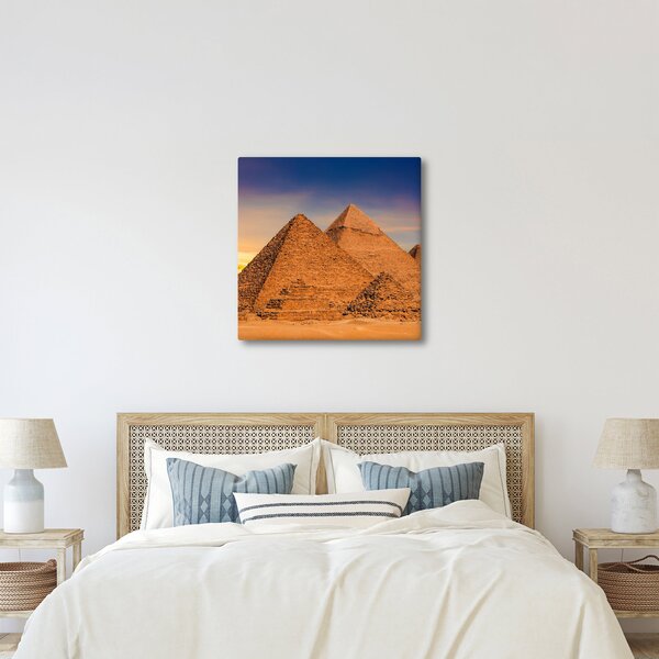 Obraz - Egyptské pyramidy (30x30 cm)