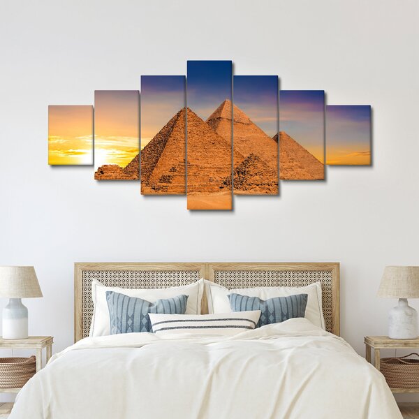 Obraz - Egyptské pyramidy (210x100 cm)