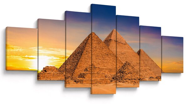 Obraz - Egyptské pyramidy (210x100 cm)