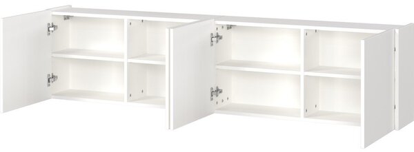 Bílý TV stolek 183x45 cm Piana – Germania
