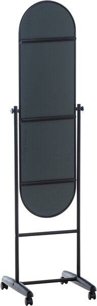 Stojící zrcadlo Nane Oval 317228 - 155x40x42 cm - Černá