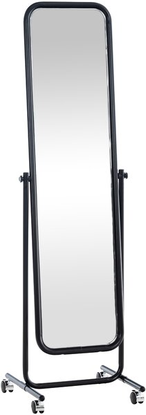 Stojící zrcadlo Medusa 317222 - 166x48x45 cm - Černá