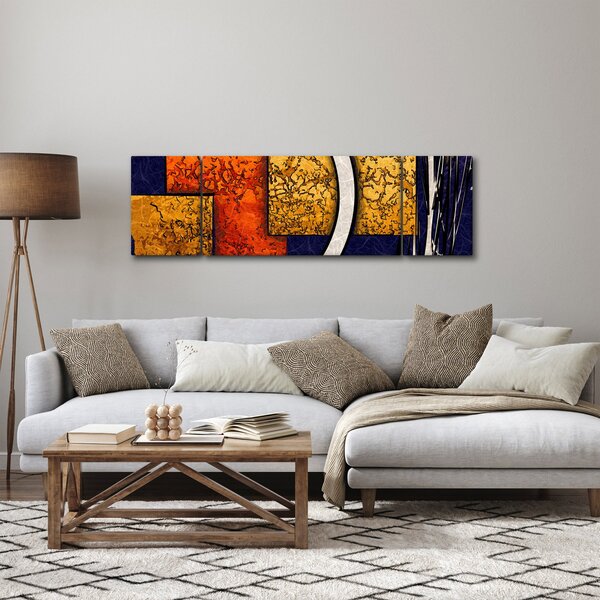 Obraz abstrakce (170x50 cm)