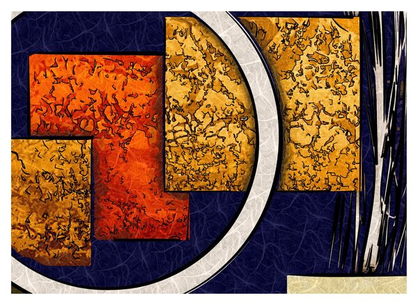 Obraz abstrakce (70x50 cm)