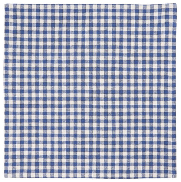 Bavlněný ubrousek Lucas Dark Blue Small Checks