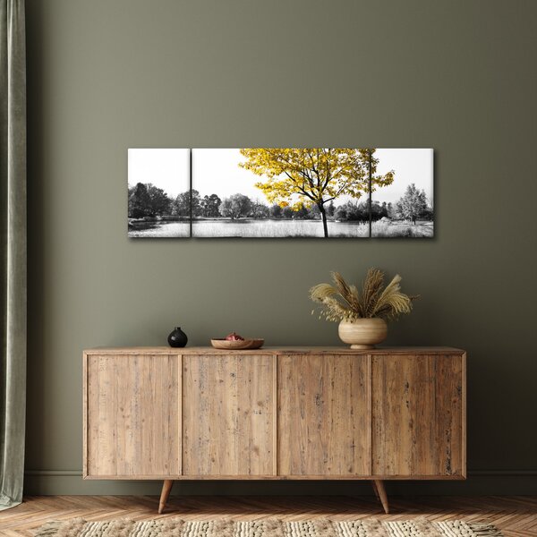 Obraz - Odpočinek v parku (170x50 cm)