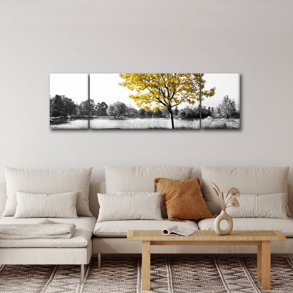 Obraz - Odpočinek v parku (170x50 cm)