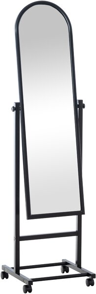 Stojící zrcadlo Evoir 317225 - 151x39x39 cm - Černá