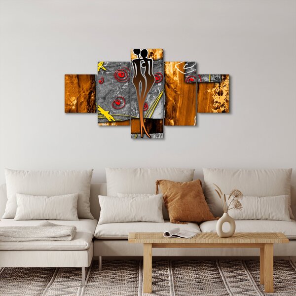 Obraz starověké malby (125x70 cm)