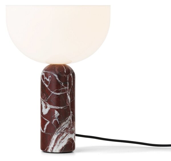 Stolní lampa New Works, Kizu Small, Červená, Obývací pokoj, Mramor, Design