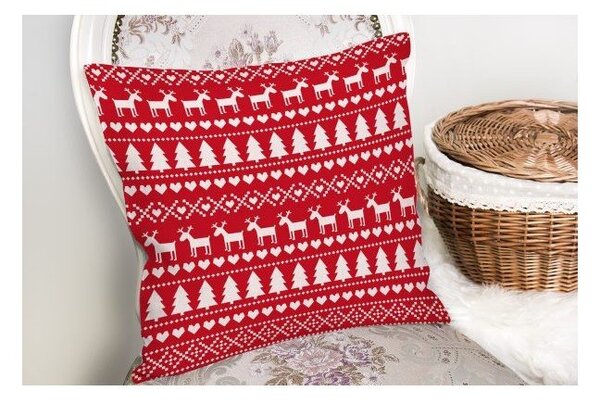 Povlak na polštář s vánočním motivem 43x43 cm Merry Christmas – Mila Home