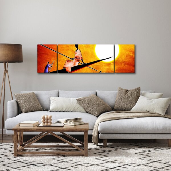 Obraz dobové starověké malby (170x50 cm)