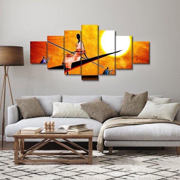 Obraz dobové starověké malby (210x100 cm)