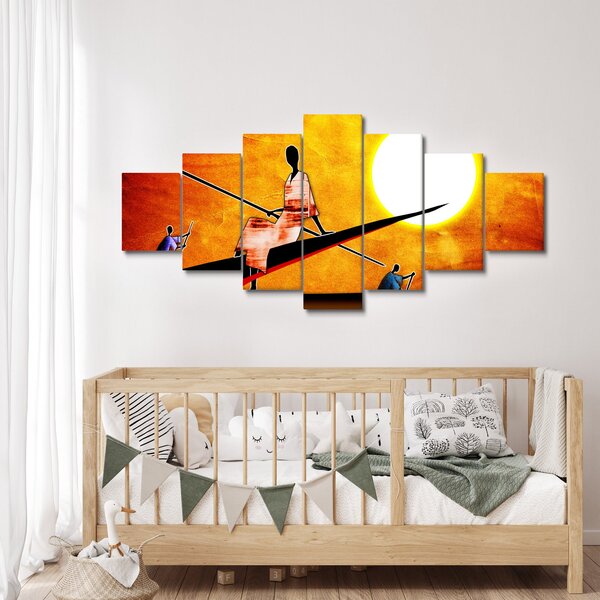 Obraz dobové starověké malby (210x100 cm)