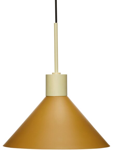 Závěsná svítidlo Hübsch, Crayon, stmívatelné, Hnědá / Rezavá, Jídelna, Kov, Design