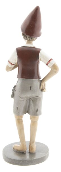 Dekorace stojící Pinocchio s kabelou - 11*9*30 cm - Clayre & Eef
