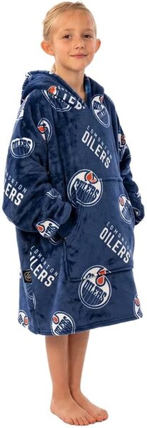 Mikinová televizní deka NHL Edmonton Oilers - vel. S