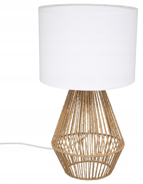 Stolní lampa Atmosphera LILA béžová, bílá 25 W