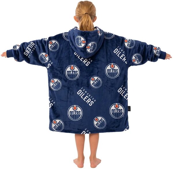 Mikinová televizní deka NHL Edmonton Oilers - vel. S