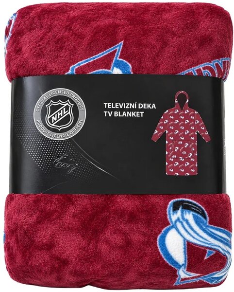 Mikinová televizní deka NHL Colorado Avalanche - vel. M