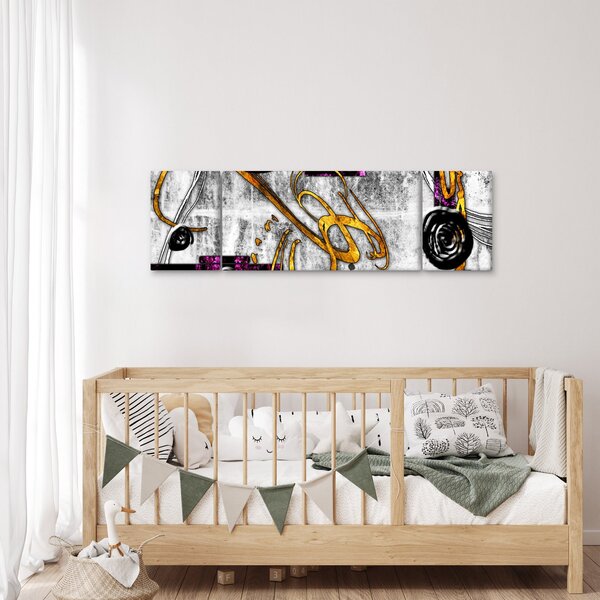 Obraz abstrakce (170x50 cm)