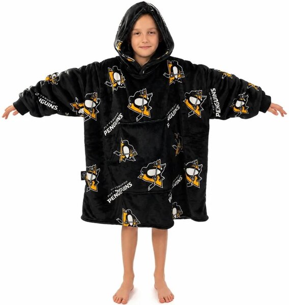 Mikinová televizní deka NHL Pittsburgh Penguins - vel. S