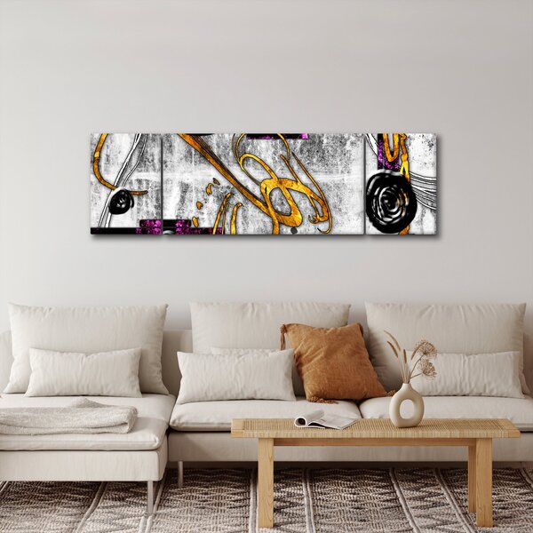 Obraz abstrakce (170x50 cm)