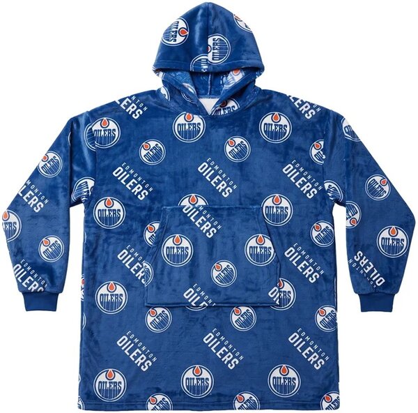Mikinová televizní deka NHL Edmonton Oilers - vel. XL