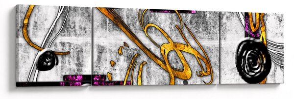 Obraz abstrakce (170x50 cm)