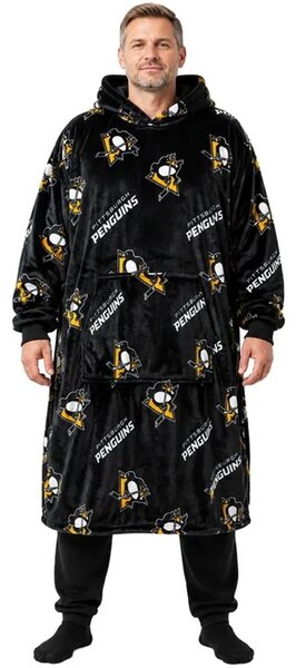 Mikinová televizní deka NHL Pittsburgh Penguins - vel. XL