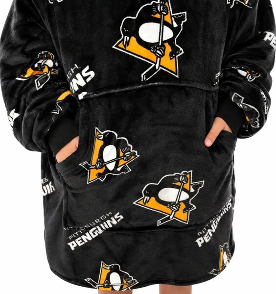 Mikinová televizní deka NHL Pittsburgh Penguins - vel. S