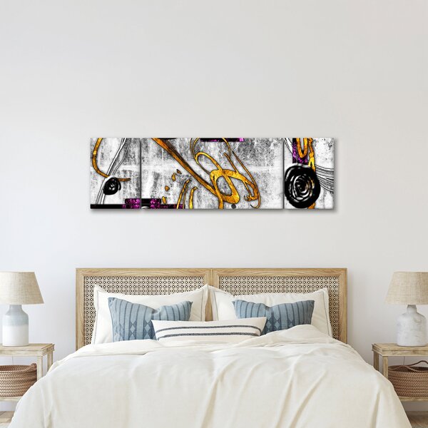 Obraz abstrakce (170x50 cm)