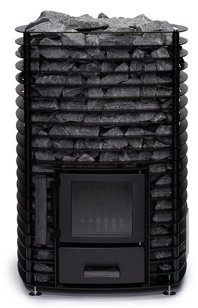 Narvi saunová kamna na dřevo Velvet 20 Black