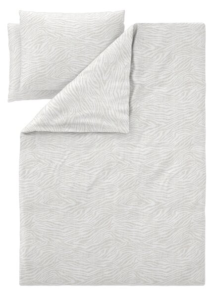 Livarno® Ložní povlečení z mikrovláknitého saténu, 200 x 220 cm, 70 x 90 cm (bílá/béžová) (100408467002)