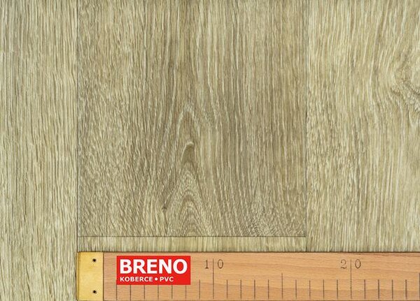 Breno PVC MAXIMA EKO Sand Oak 052 – světlé dřevo, šíře 300 cm