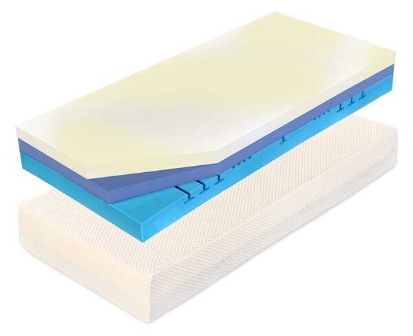 Curem CUREM C3000 HY 22 cm - pohodlná pevná matrace s lenivou pěnou 90 x 200 cm