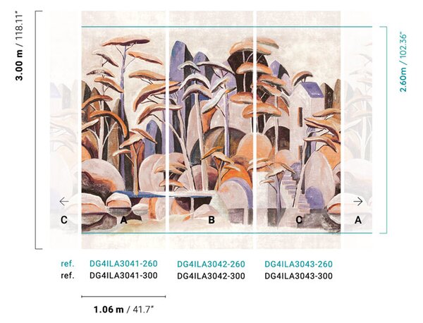 Vliesová fototapeta na zeď, Krajina, DG4ILA3041-260, Wall Designs IV, Khroma by Masureel