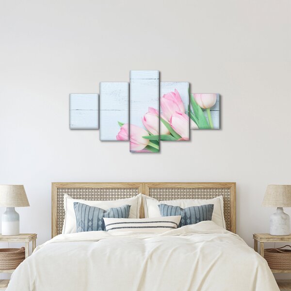 Obraz - Kytice tulipánů (125x70 cm)