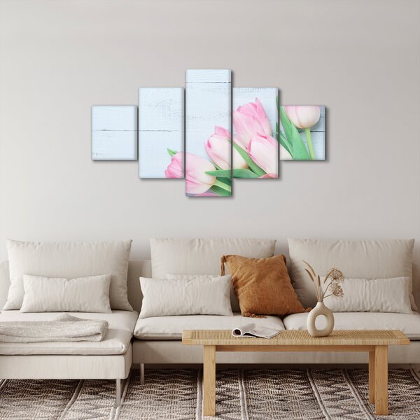 Obraz - Kytice tulipánů (125x70 cm)
