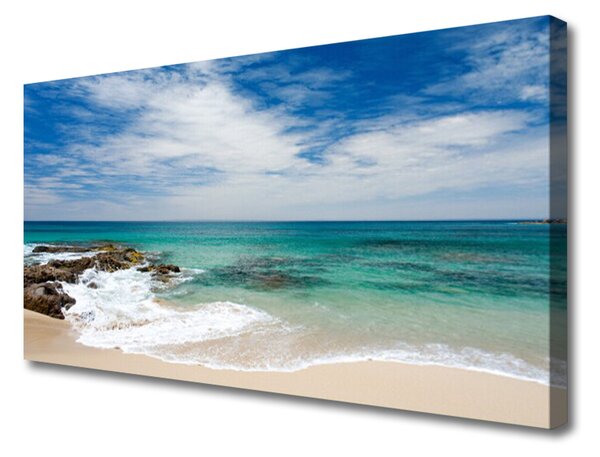 Obraz na plátně Pláž Moře Krajina 100x50 cm
