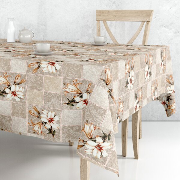 Ubrus PVC DE-118A - Liliová elegance (různé velikosti)